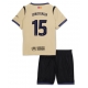 Maillot de foot Barcelona Andreas Christensen #15 Extérieur vêtements enfant 2025-26 Manches Courtes (+ pantalon court)